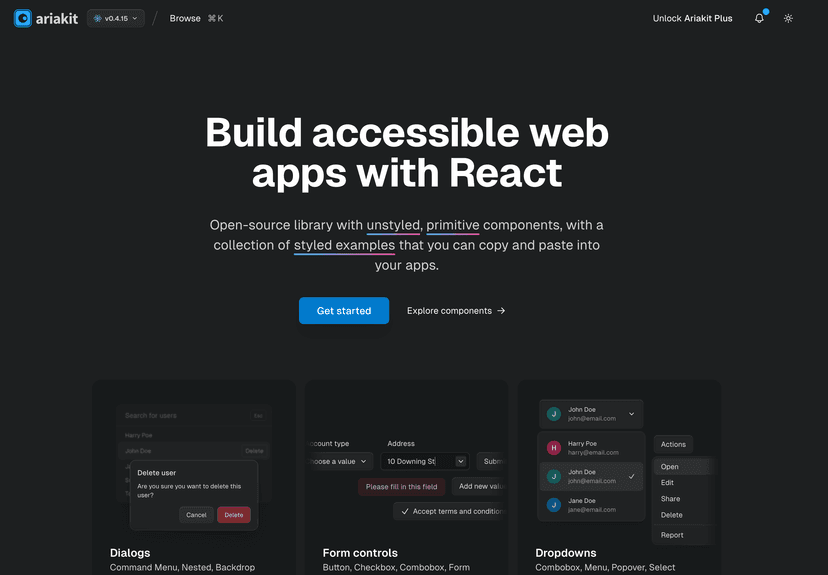 Ariakit Project